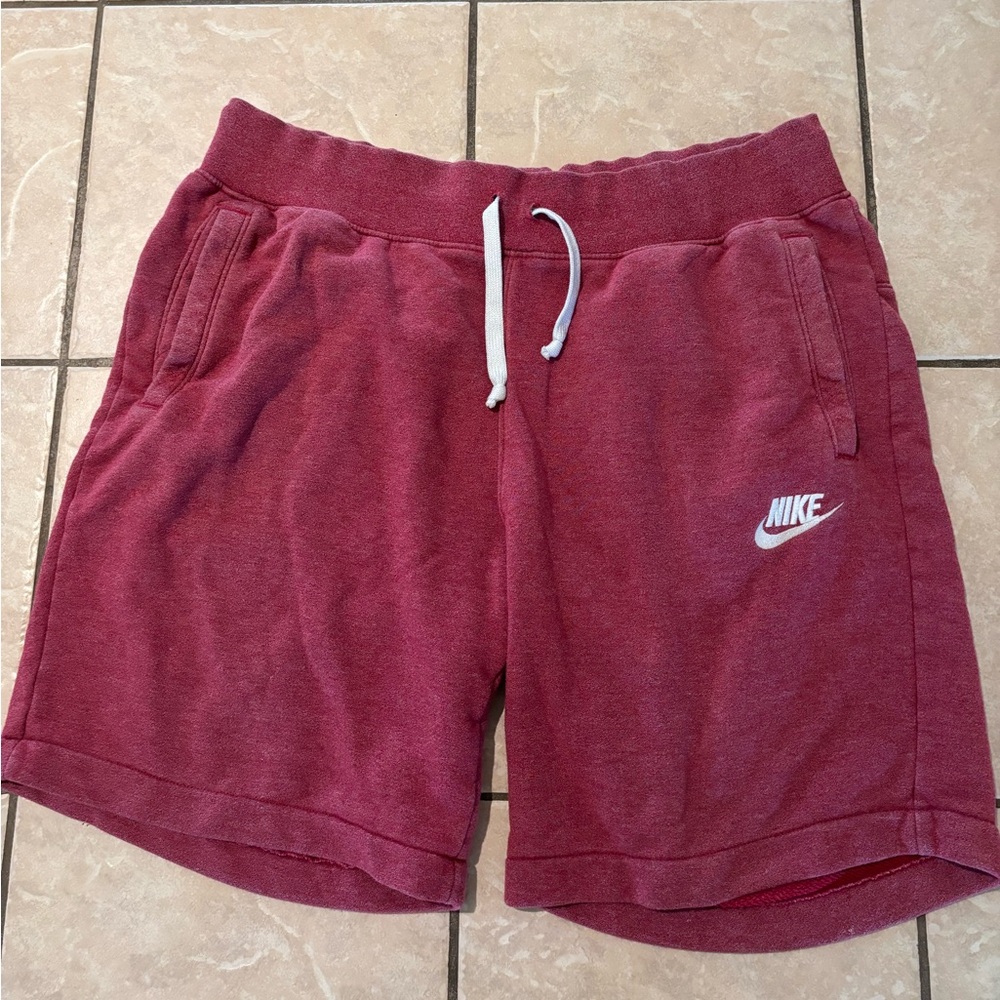 Nike Light Red Jogger Shorts